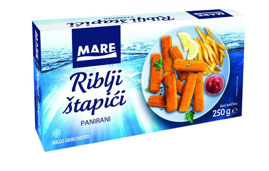 Panirani riblji štapići 250 g MARE Akcija u trgovini NTL