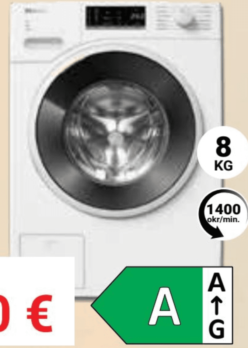 Perilica rublja Miele WWA 120 WCS ACTIVE Akcija u trgovini Pevex