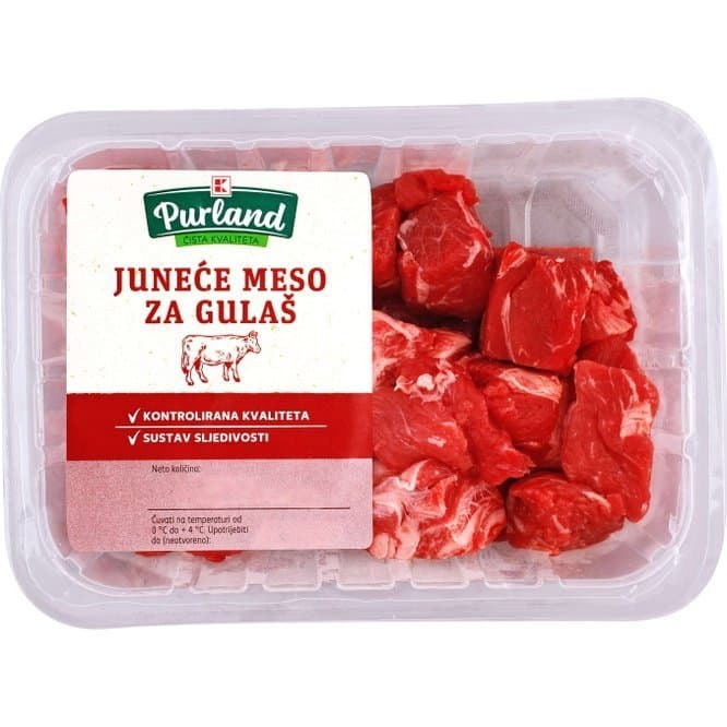 Juneće meso za gulaš 400 g Purland Akcija u trgovini Kaufland