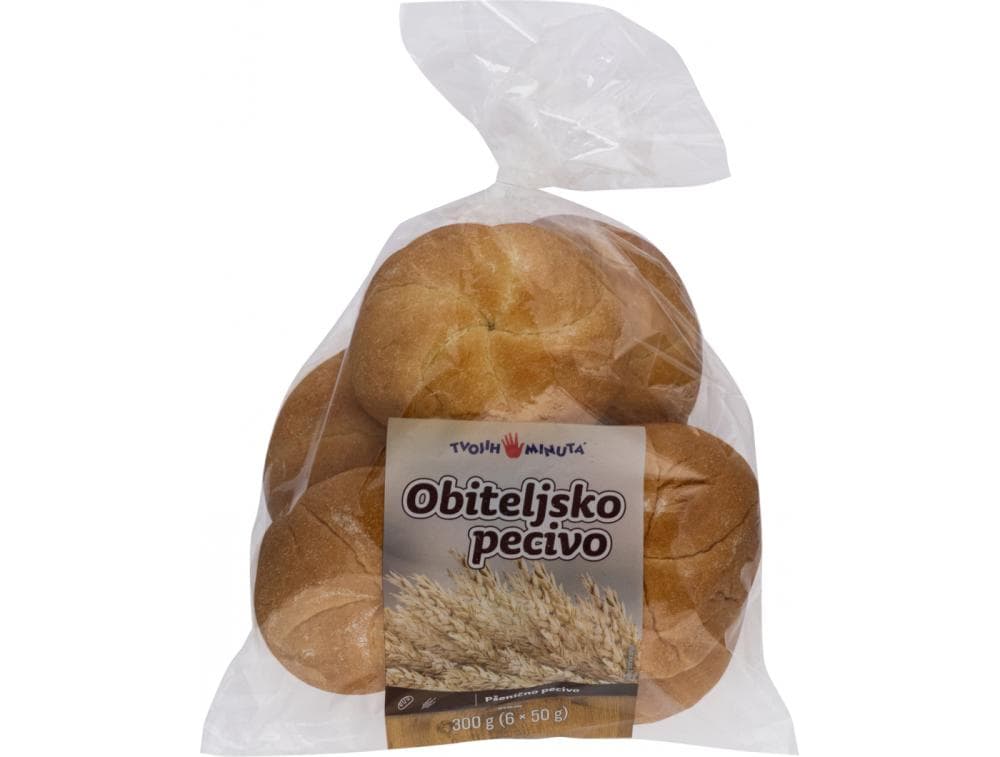 Pecivo obiteljsko svježe 5 komada, 300 g Akcija u trgovini Kaufland