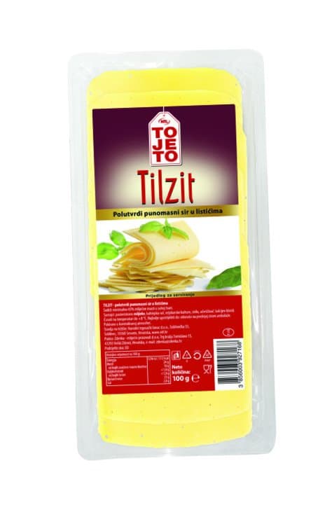 Tojeto sir tilzit polutvrdi rezani 100 g Akcija u trgovini 365 Market