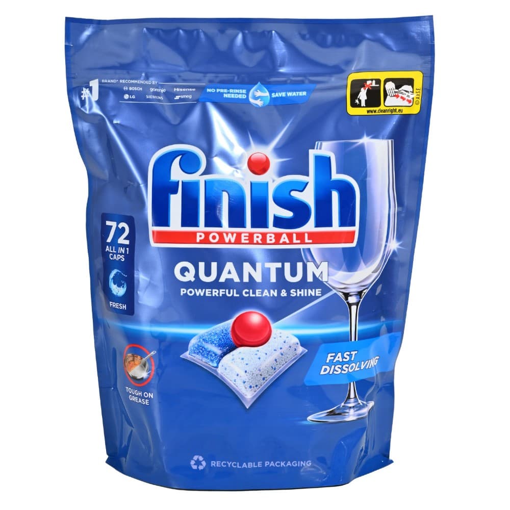 Finish Quantum AIO tablete za strojno pranje 72 kom Akcija u trgovini Bipa