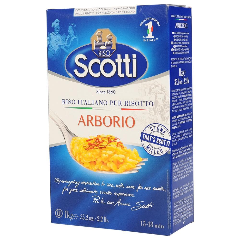 Scotti Riža Arborio 1 kg Akcija u trgovini KTC