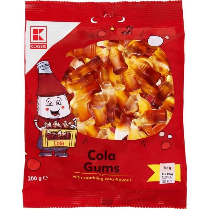 Bomboni gumeni odabrane vrste 200 g K Classic Akcija u trgovini Kaufland