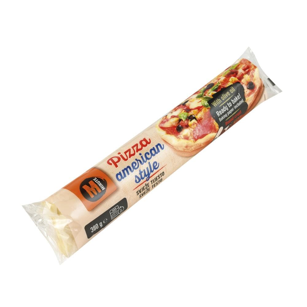 Minute American svježe tijesto za pizzu 380g Akcija u trgovini Konzum