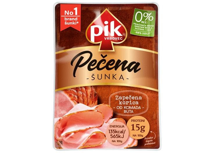 Pik Vrbovec Pečena Šunka 125 g Akcija u trgovini Studenac