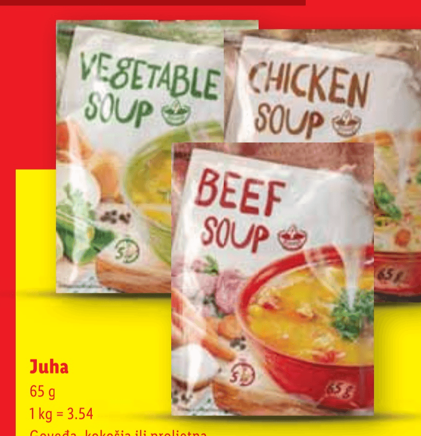 Juha 65 g Akcija u trgovini Lidl