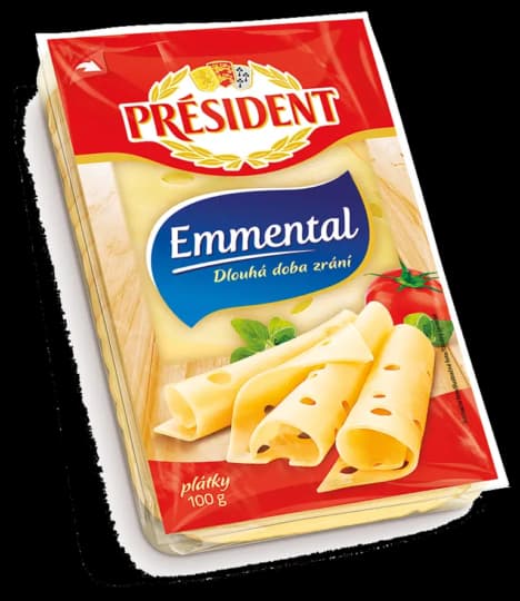 President sir Emmental ili Cheddar 100 g Akcija u trgovini Tommy