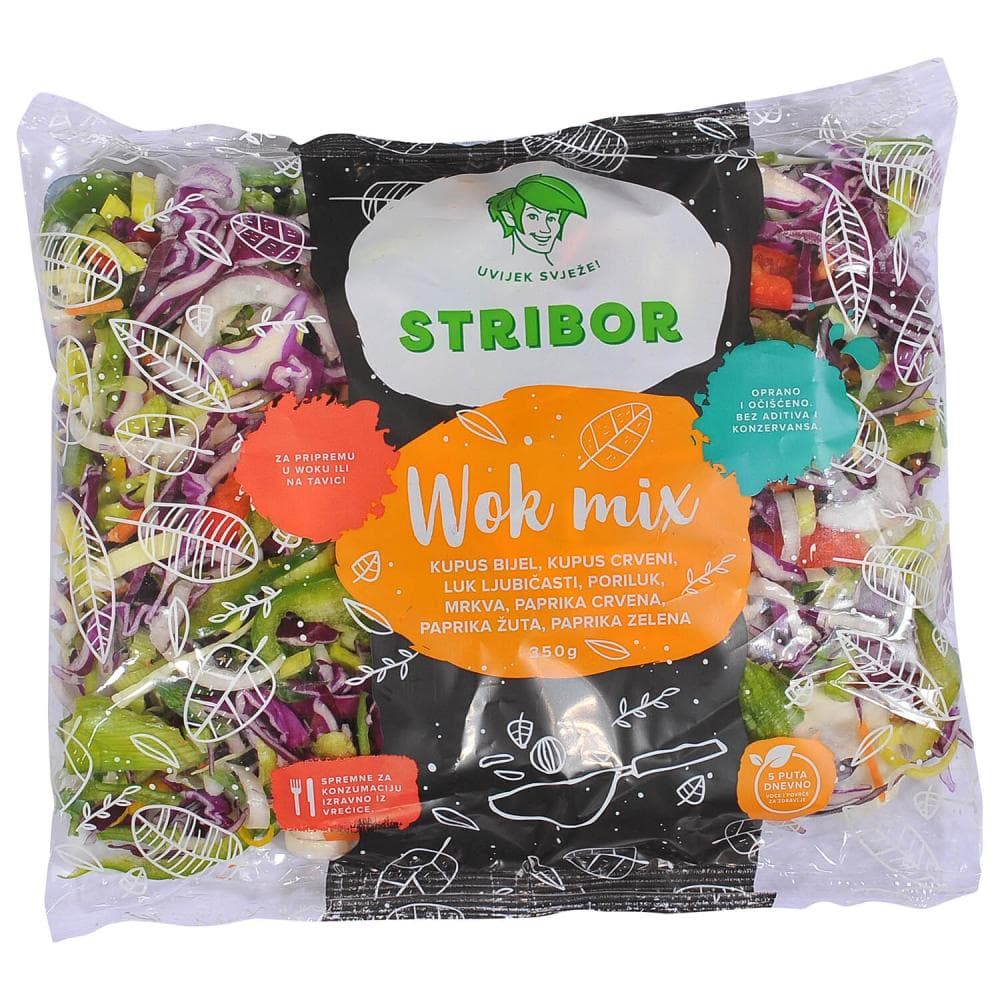 Stribor Wok mix 350 g Akcija u trgovini Eurospin
