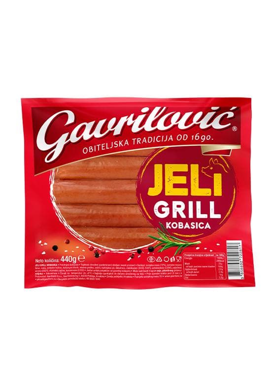 Jeli, Gavrilović kobasica grill 440 g Akcija u trgovini Tommy