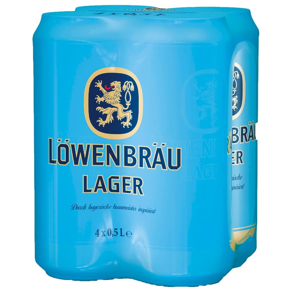 Lowenbrau pivo Lager 4% alk. 2 l (4 x 0,5 l) Akcija u trgovini NTL