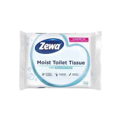 Zewa Vlažni toaletni papir pure delicate clean 42/1 Akcija u trgovini Kaufland