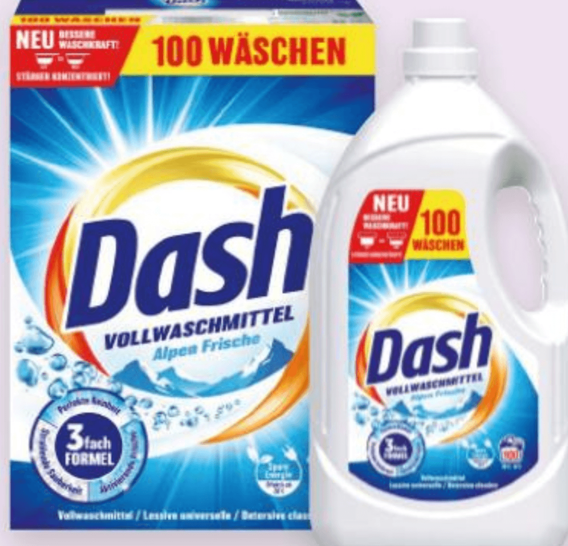 Dash deterdžent za pranje rublja 5 kg ili 4,5 L Akcija u trgovini Spar