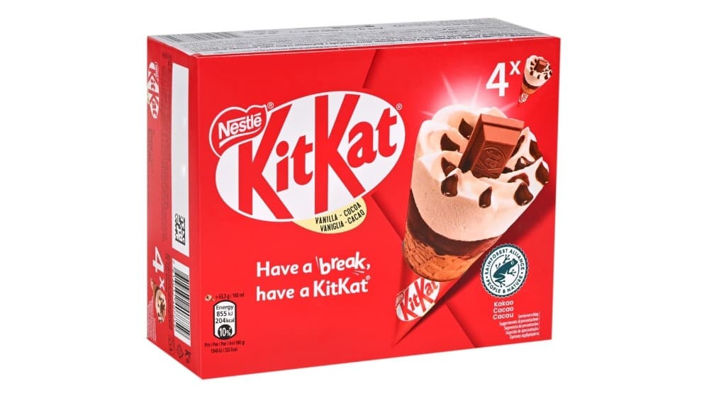 KitKat sladoled kornet multipack 4 x 100 ml/ 253 g Akcija u trgovini Stanić Diskont