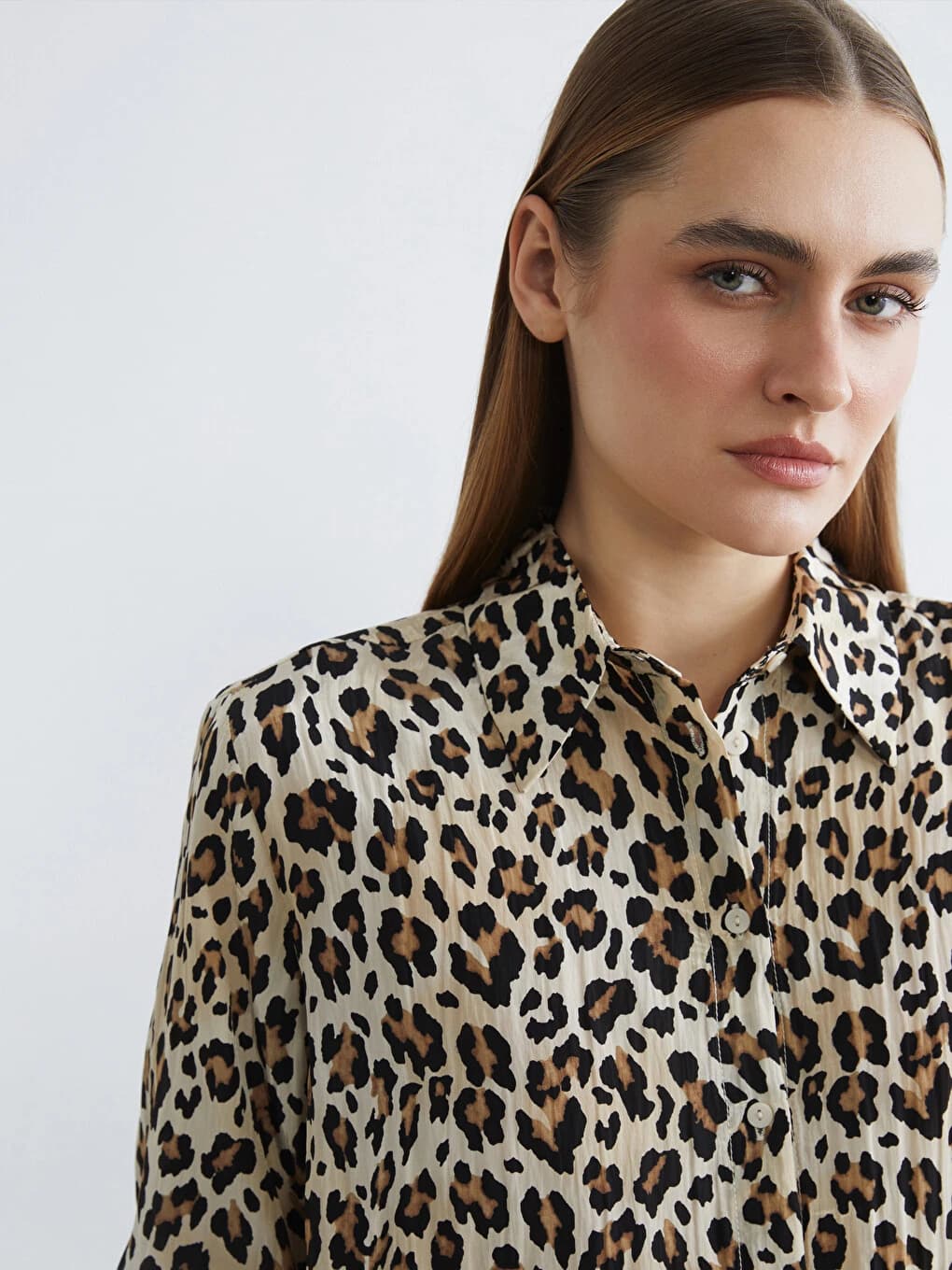Ženska košulja dugih rukava leopard uzorka Akcija u trgovini Pepco