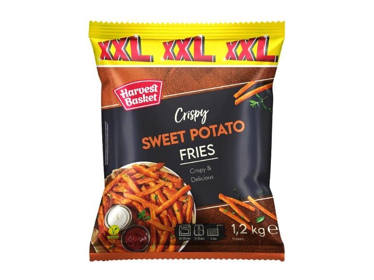 Harvest Basket Pomfrit od batata 1.2 kg Akcija u trgovini Lidl