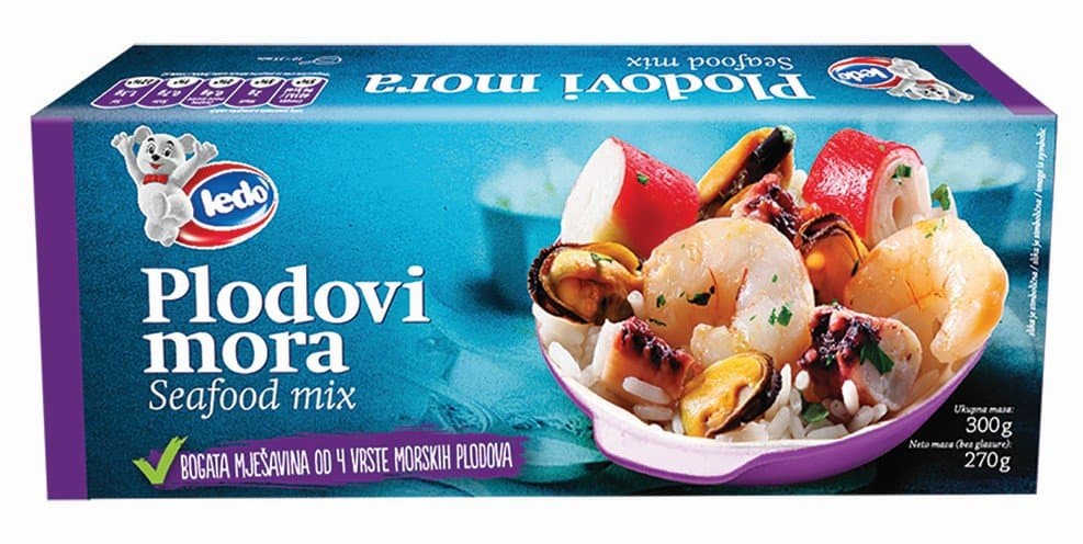 Ledo Plodovi mora Gamberi Akcija u trgovini Studenac