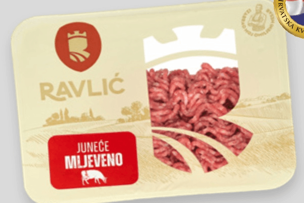 Juneće mljeveno meso 450 g Ravlić Akcija u trgovini Spar