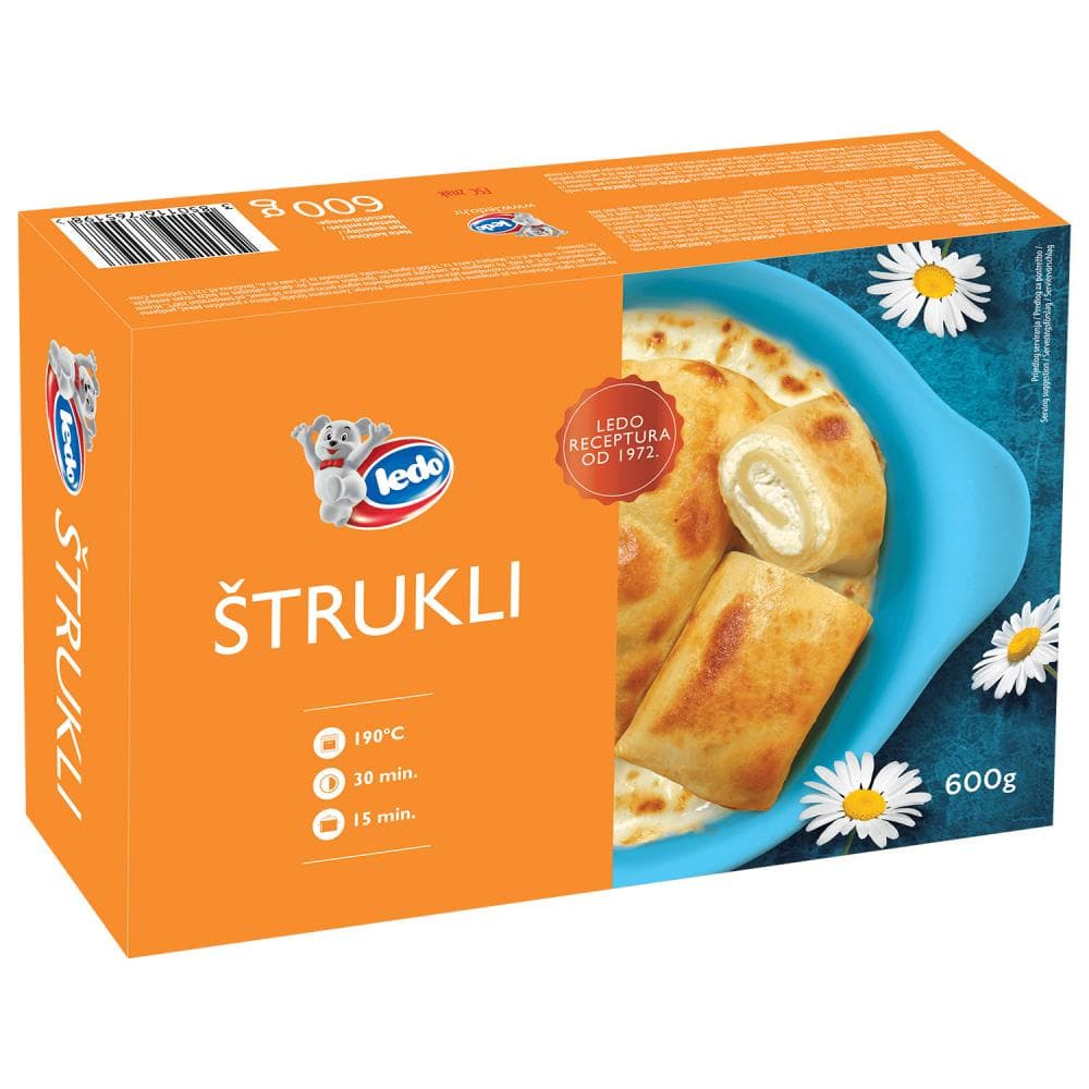 Štruklji Ledo 600 g Akcija u trgovini Bakmaz
