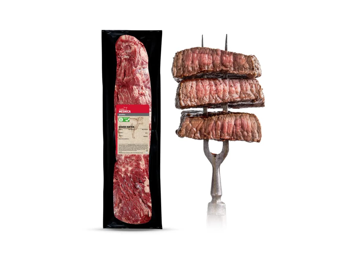 Svježi goveđi biftek cca 2 kg Naša mesnica Akcija u trgovini Lidl