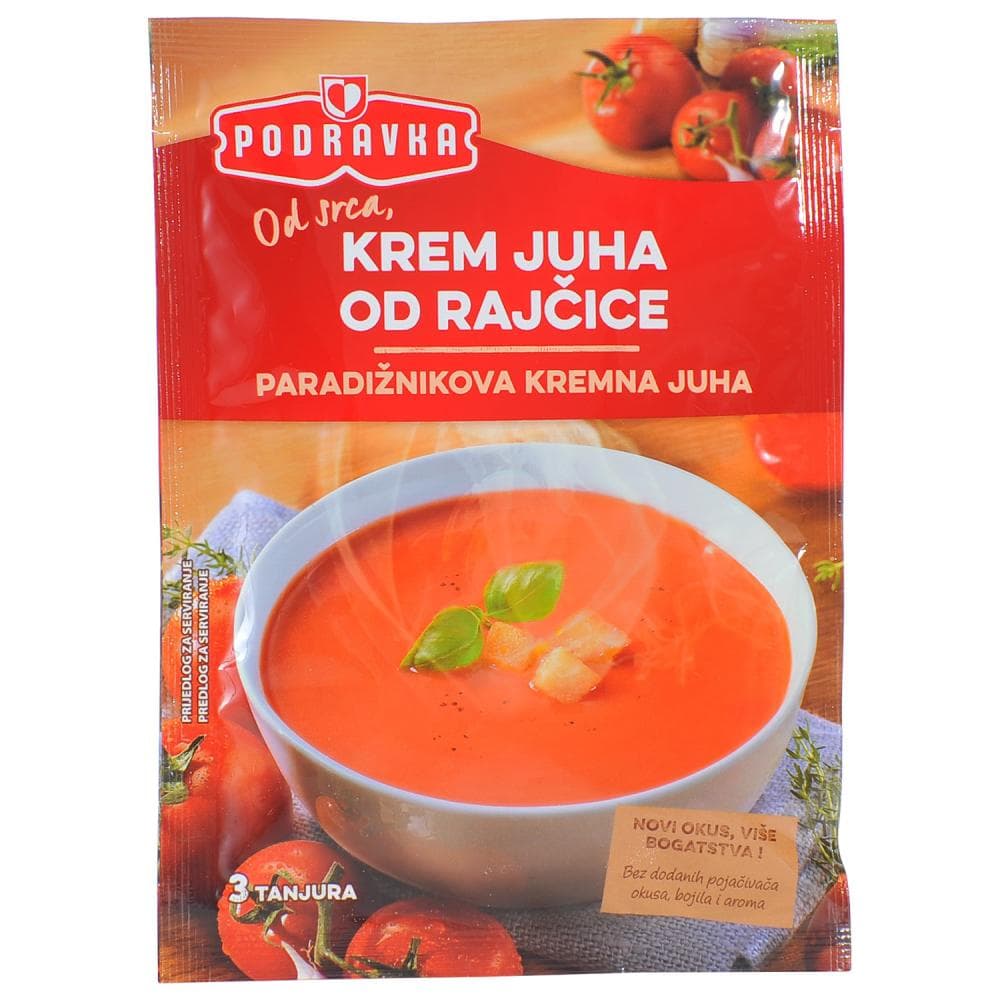 Podravka juha krem od rajčica 60 g Akcija u trgovini Bakmaz