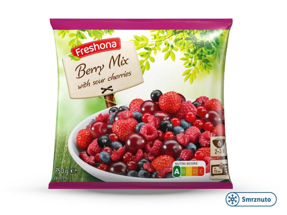 Freshona mješavina crvenog voća 750 g Akcija u trgovini Lidl