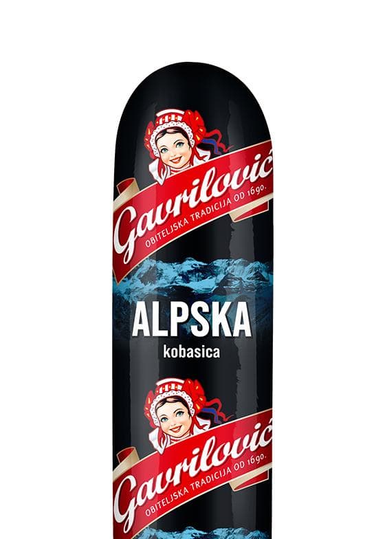Gavrilović alpska kobasica 1 kg Akcija u trgovini Trgovina Krk