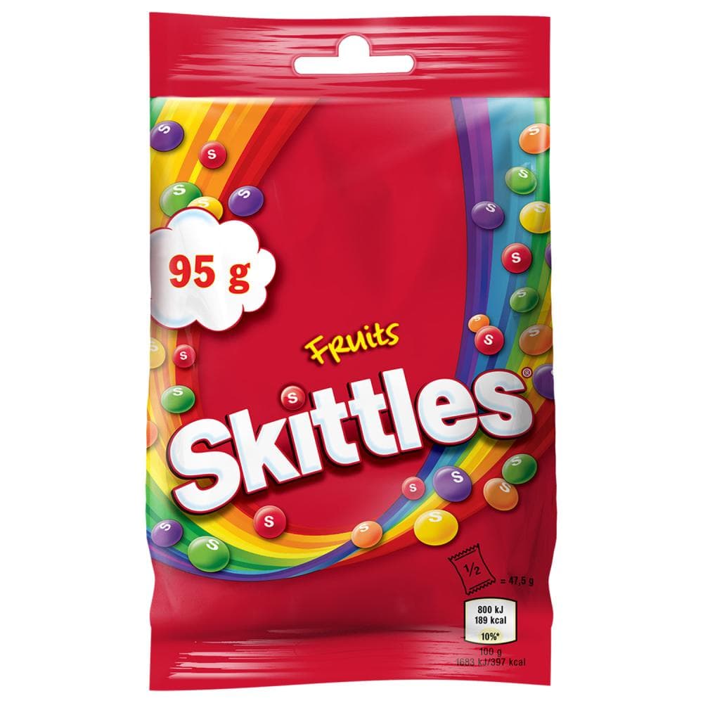 Wrigley bomboni Skittles fruits 95 g Akcija u trgovini Studenac