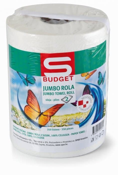 Jumbo rola Budget 350 listića Akcija u trgovini Spar