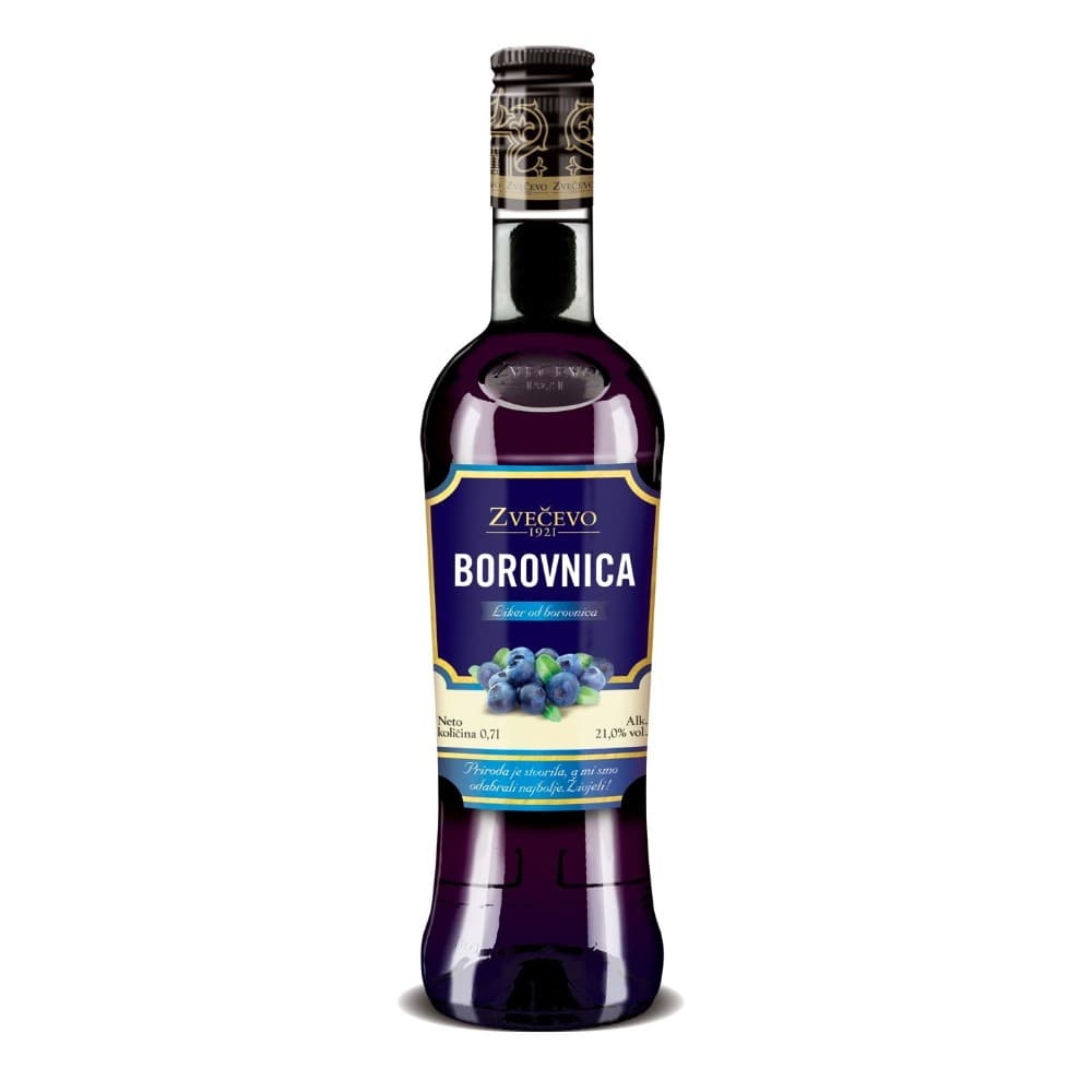 Zvečevo Likor Borovnica 0,7 l Akcija u trgovini Trgovina Krk