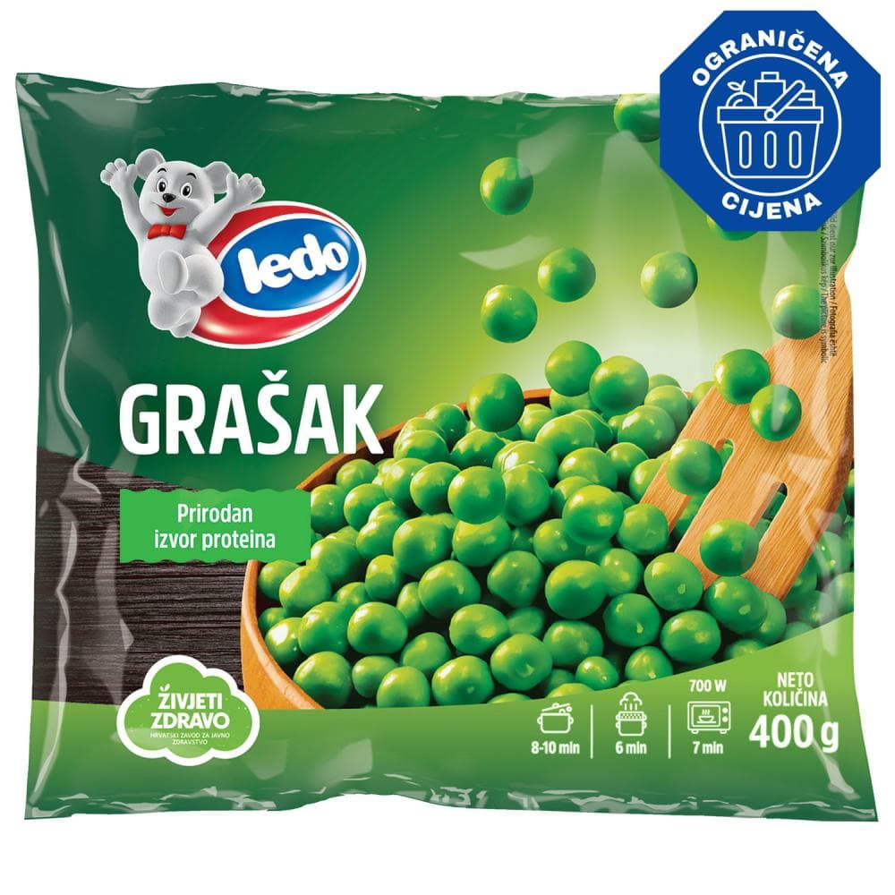 Ledo Grašak 400 g Akcija u trgovini Kaufland