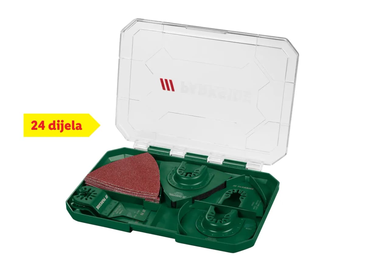PARKSIDE Pribor za višenamjenski alat 24 dijela Akcija u trgovini Lidl