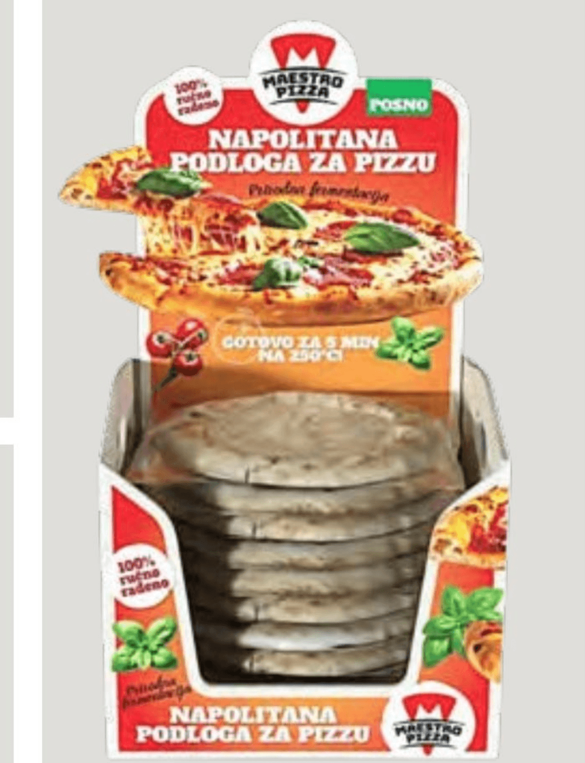 Napolitana podloga za pizzu 260 g Akcija u trgovini NTL