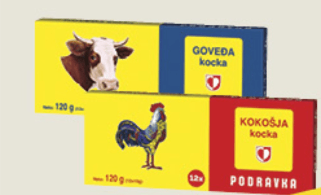 Podravka kocka za juhu 120g Akcija u trgovini Konzum