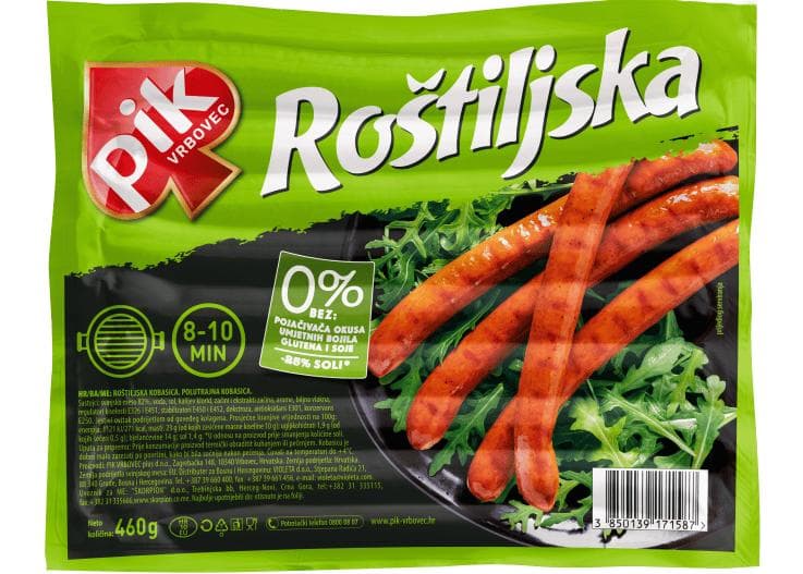 Pik Vrbovec roštiljska kobasica 460 g Akcija u trgovini Plodine