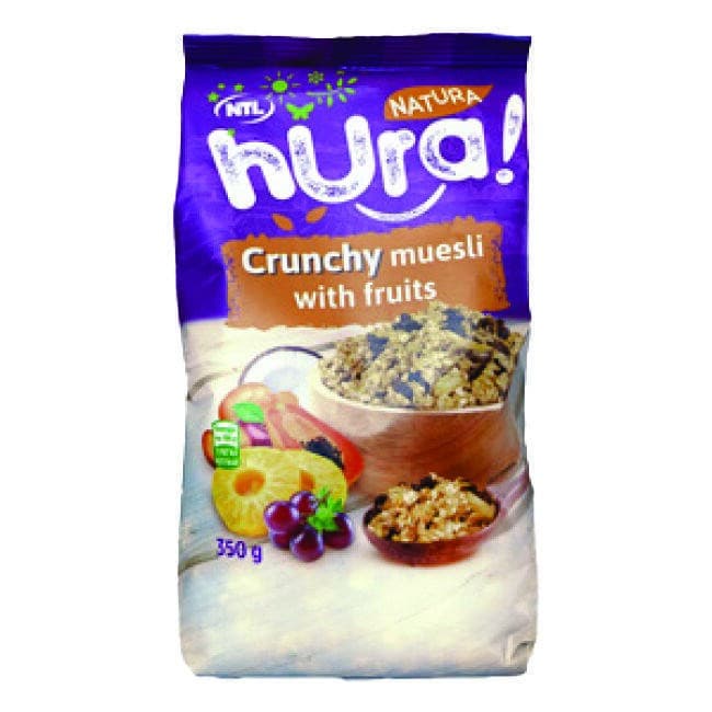 Hura Natura meusli hrskavi sa suhim voćem 350g Akcija u trgovini 365 Market