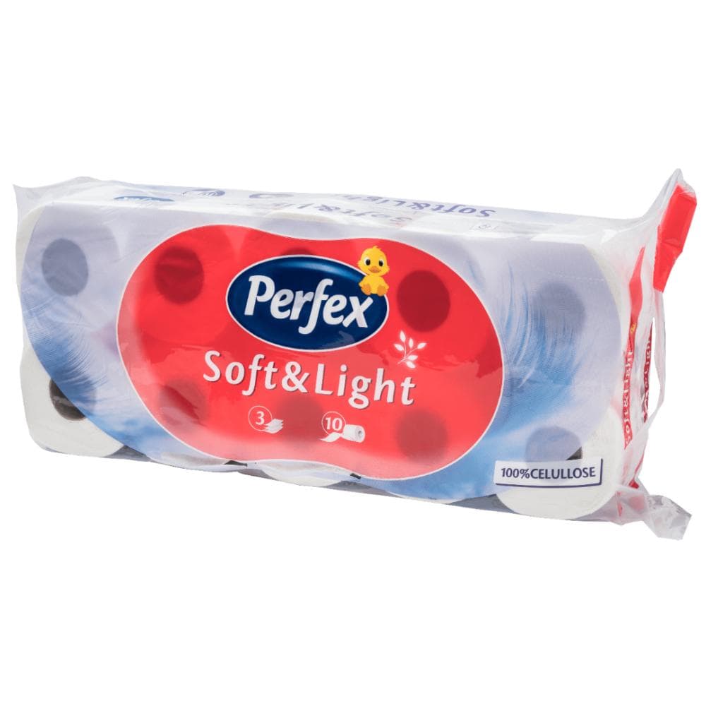 Perfex Aloe Vera Toaletni papir 10/1, 3-slojni Akcija u trgovini Bipa