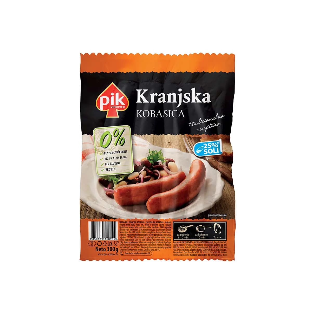 Pik Kranjska kobasica 300g Akcija u trgovini Konzum