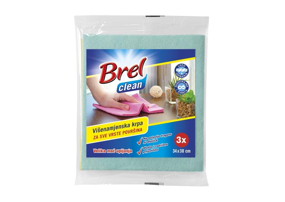 BREL Clean Višenamjenska krpa 3 kom Akcija u trgovini Ribola