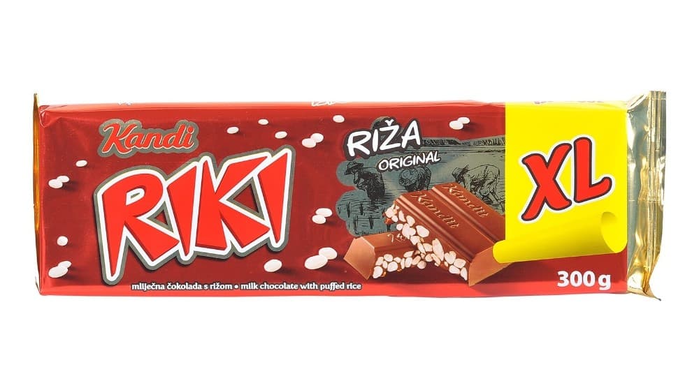 Čokolada s rižom Riki od 75 g do 300 g Kandit Akcija u trgovini Spar