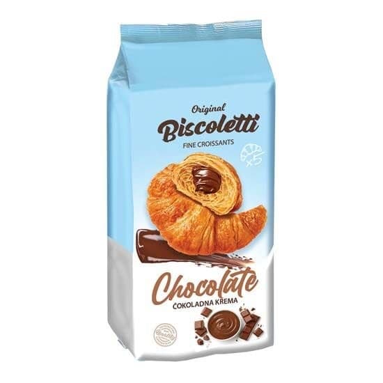 Biscoletti croissant čokolada, marelica ili crema 48 g Akcija u trgovini Plodine