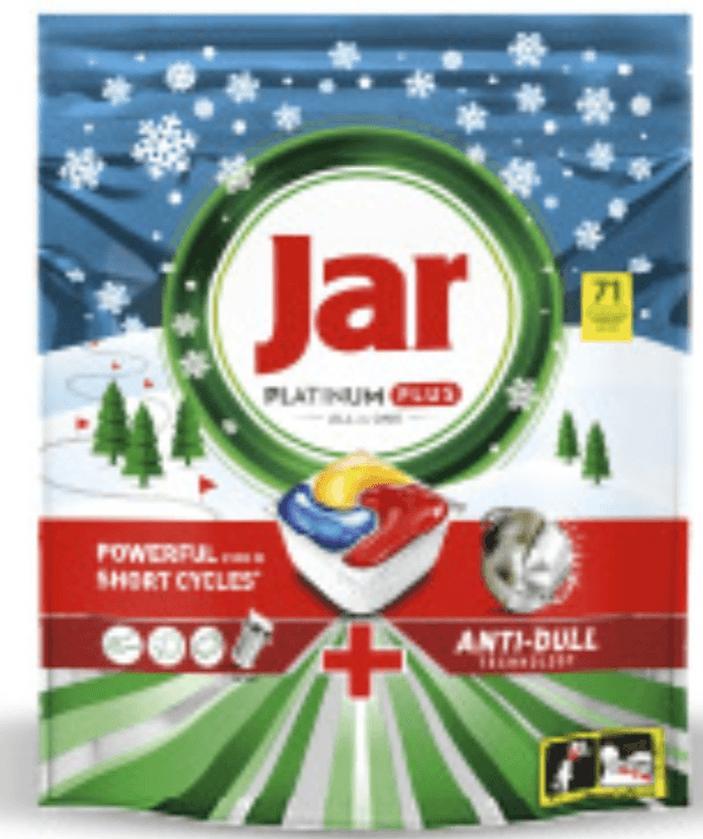 Jar Platinum plus tablete za strojno pranje posuđa 71 kom Akcija u trgovini Bipa