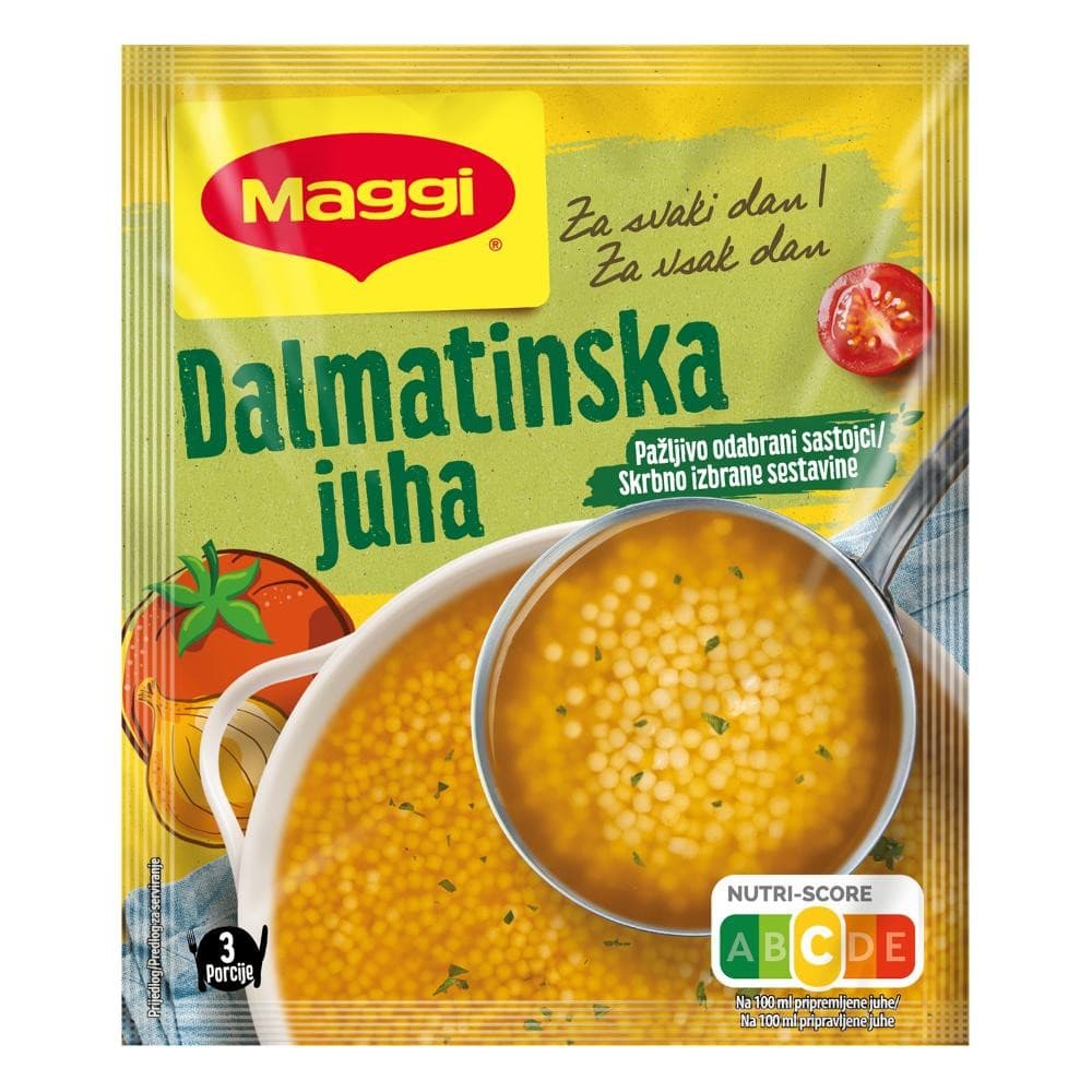 Maggi juha goveđa s tjesteninom, pileća, dalmatinska 37-40 g Akcija u trgovini 365 Market