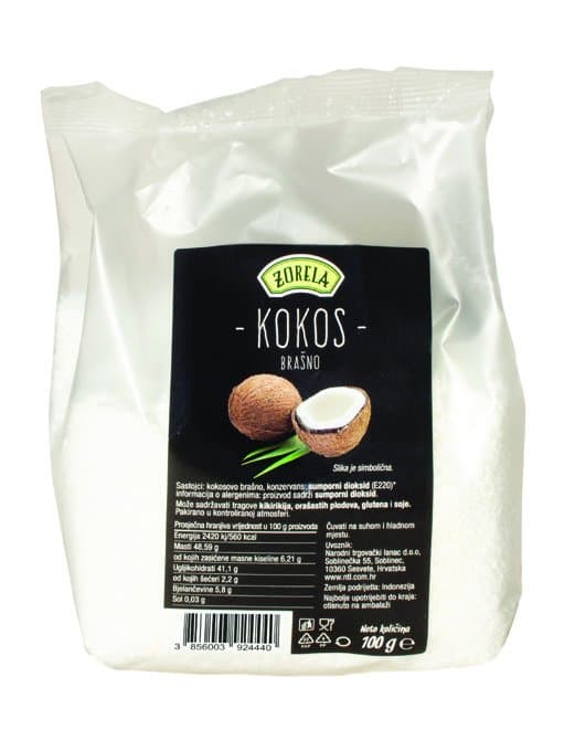 Zorela Kokos brašno 100 g Akcija u trgovini Gavranović