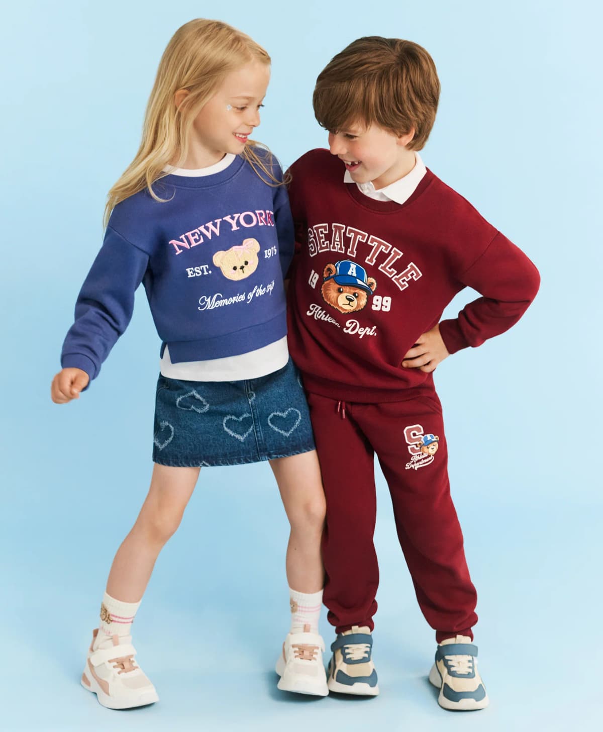Bluza s printom u college stilu za dječake Akcija u trgovini Pepco