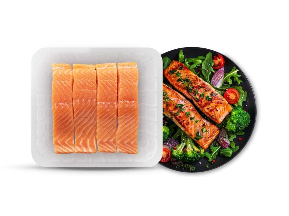 Svježi premium filet lososa XXL 8 x 125 g Akcija u trgovini Lidl