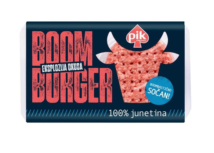 Svježi juneći boom burger 300 g Pik Vrbovec Akcija u trgovini Plodine