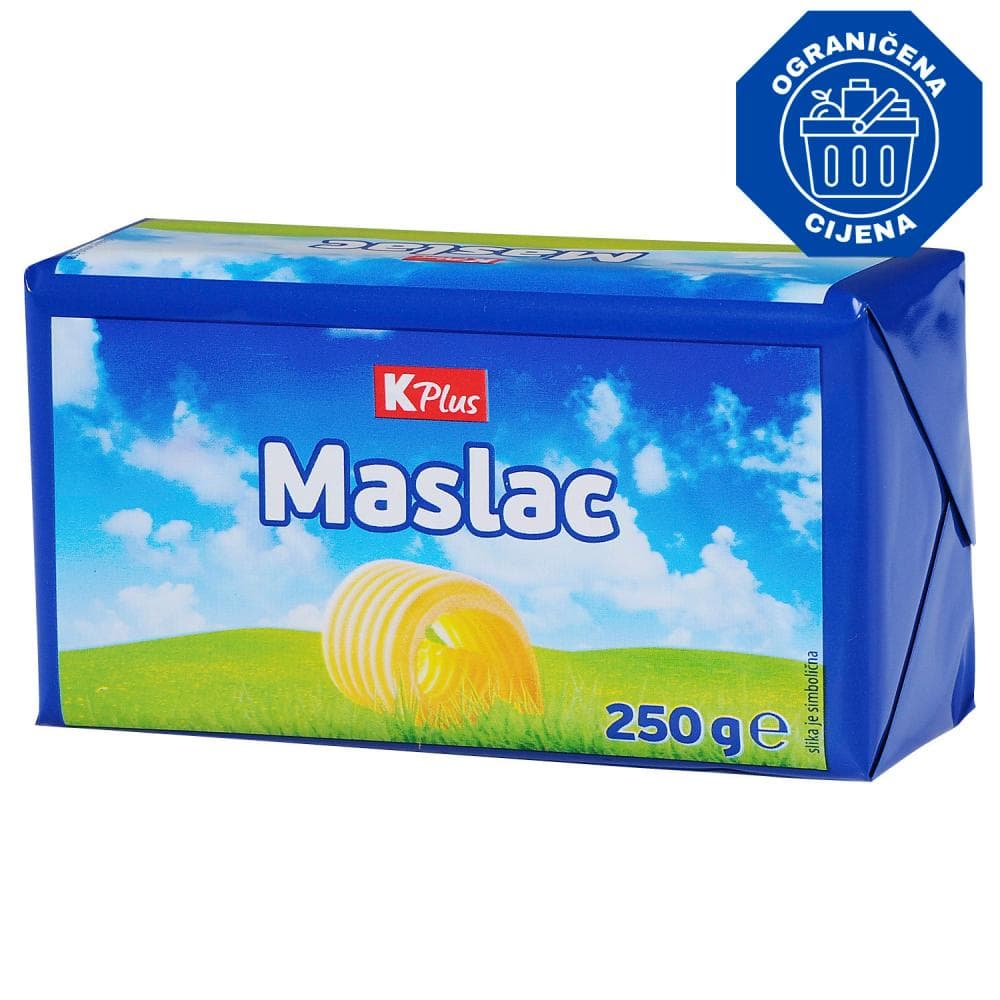 K Plus Maslac 250g Akcija u trgovini Konzum