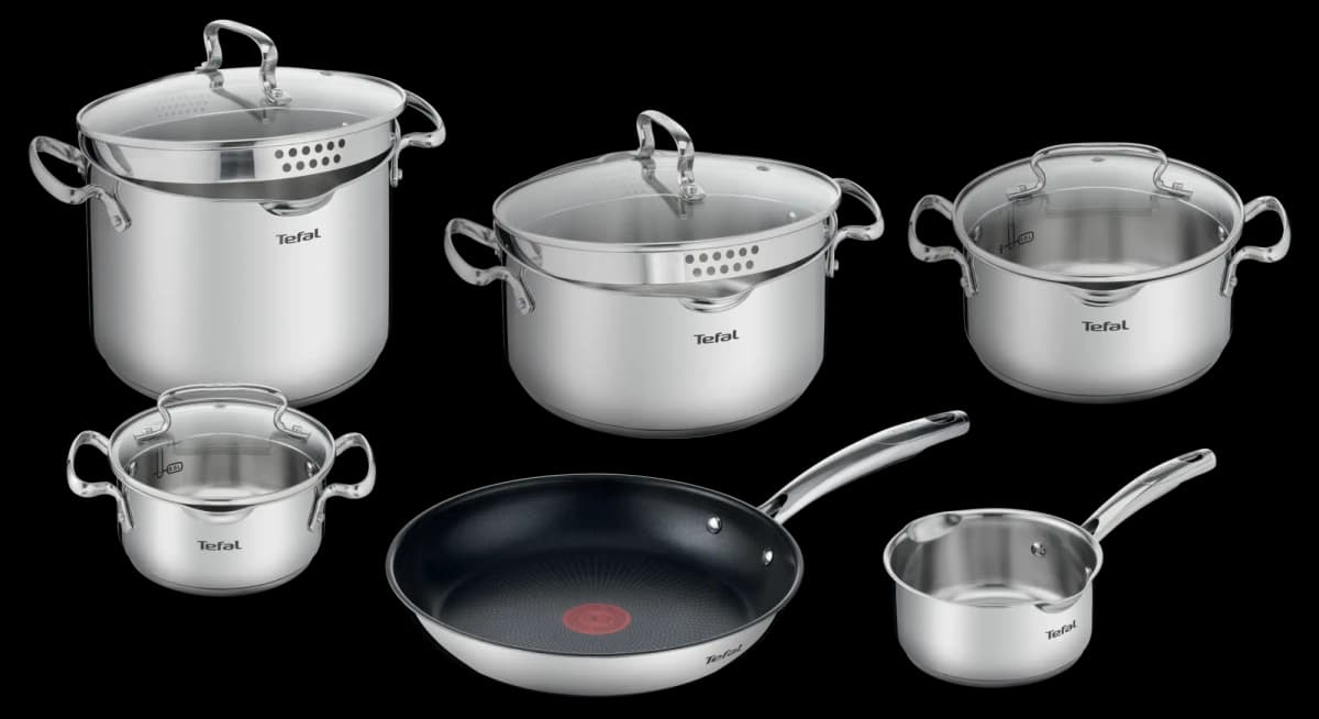 Set posuda Duetto+ 11-dijelni set Tefal Akcija u trgovini Spar