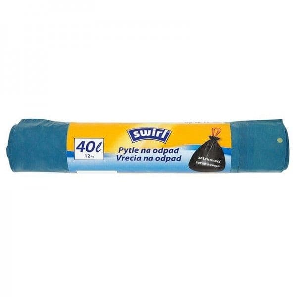 Vreće za smeće s vezicom Swirl 40 l, 12 kom. Akcija u trgovini Bauhaus
